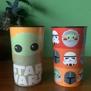 NWT Star Wars Black 22oz Cup Set